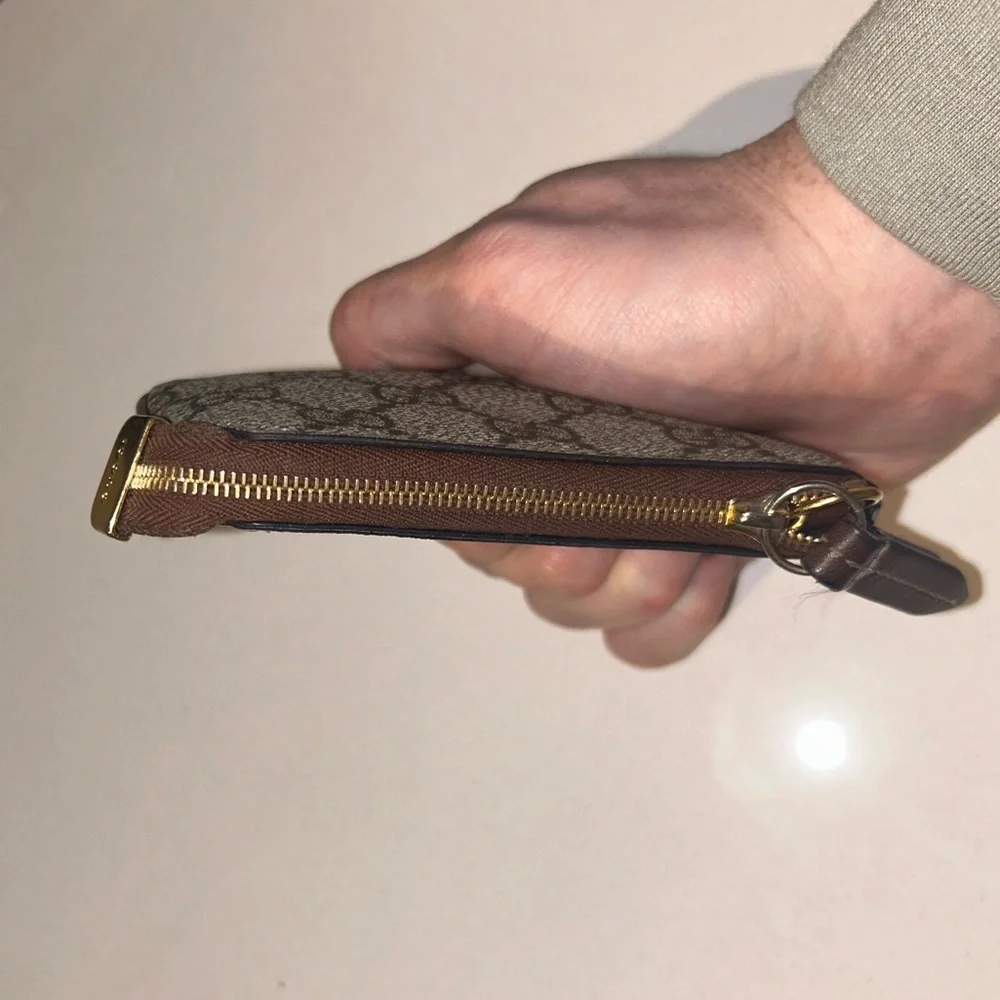 Gucci Beige and Brown Key & Card Holder - Picture 3 of 11